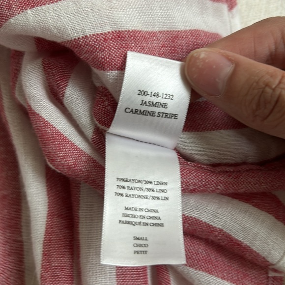 Rails Jasmine Carmine Stripe pink white dress size S - Picture 5 of 5